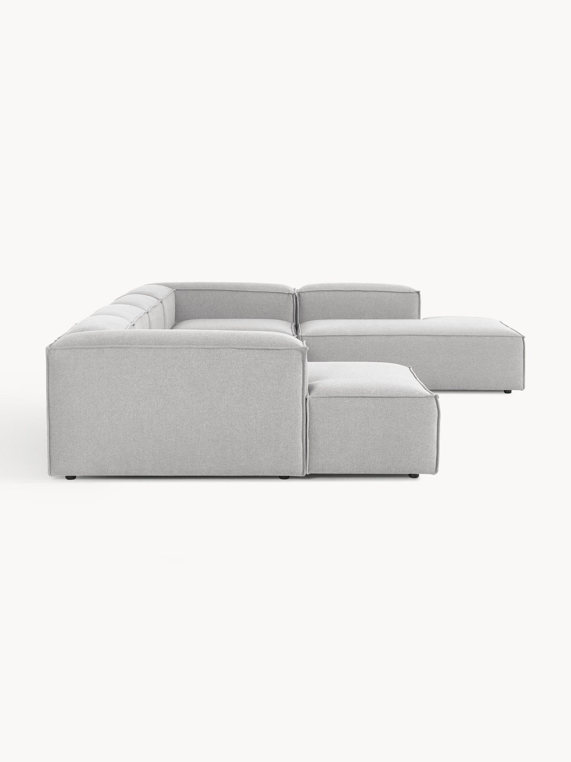 Kingston Contemporary 8-Seater U-Shaped Modular Sectional Couch