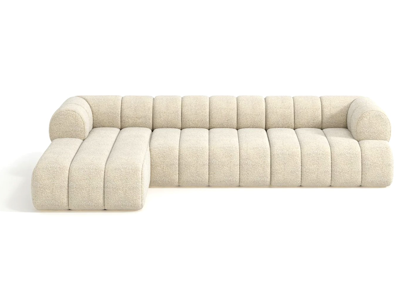 Monaco Boucle 6- Seater L Shape Couch