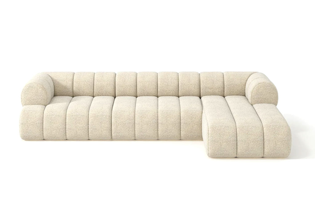 Monaco Boucle 6- Seater L Shape Couch