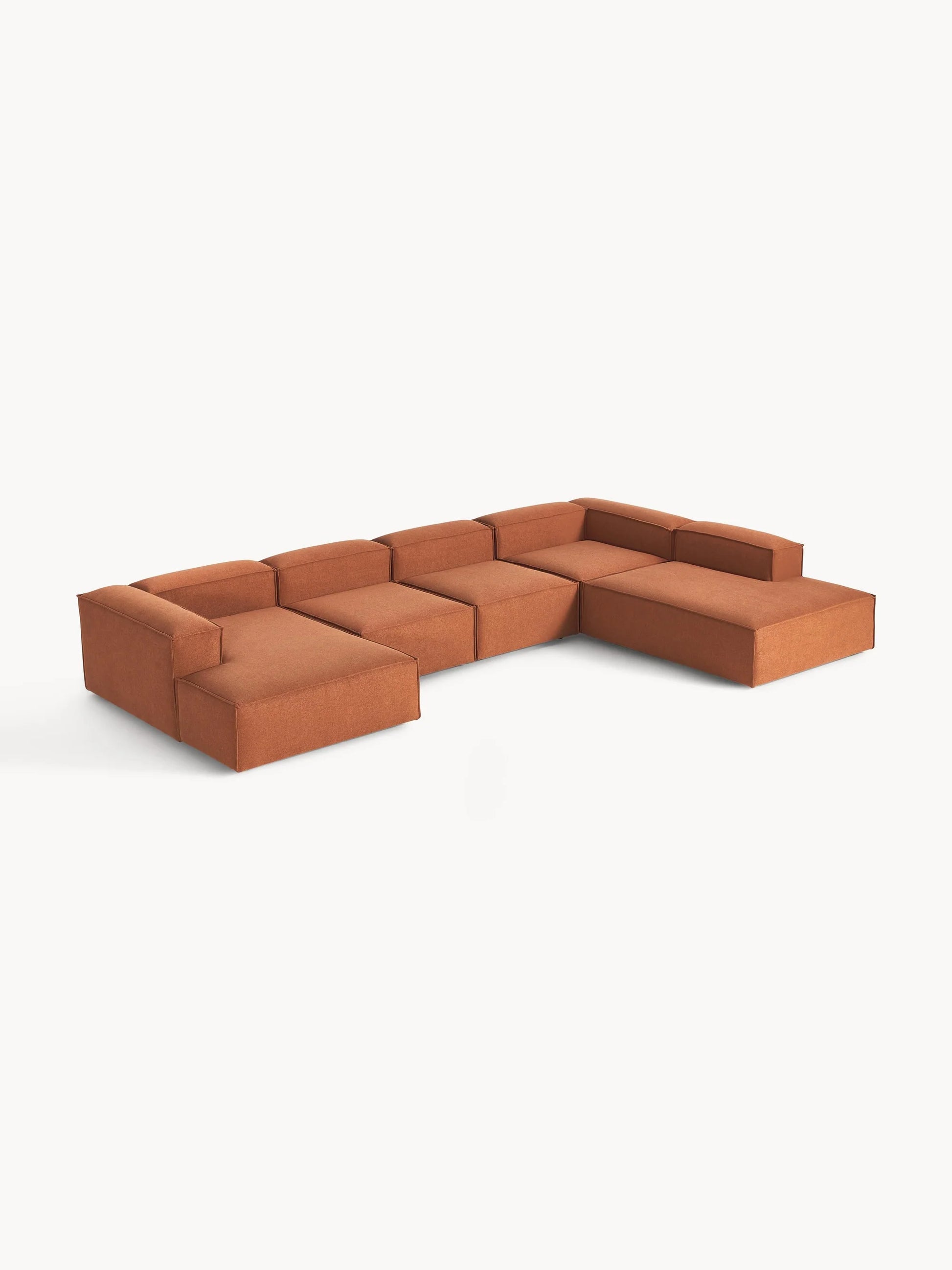 Kingston Contemporary 8-Seater U-Shaped Modular Sectional Couch
