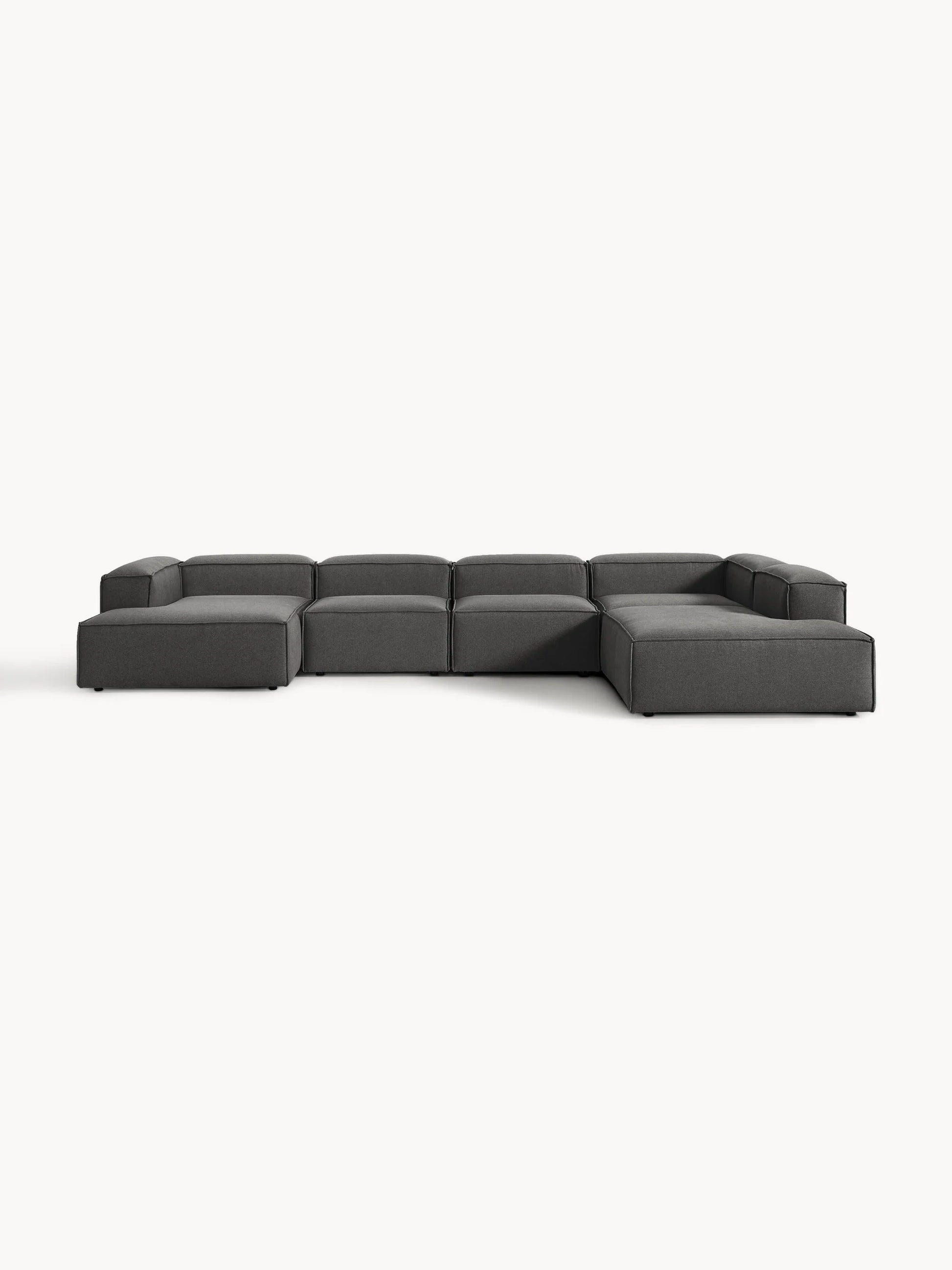 Kingston Contemporary 8-Seater U-Shaped Modular Sectional Couch