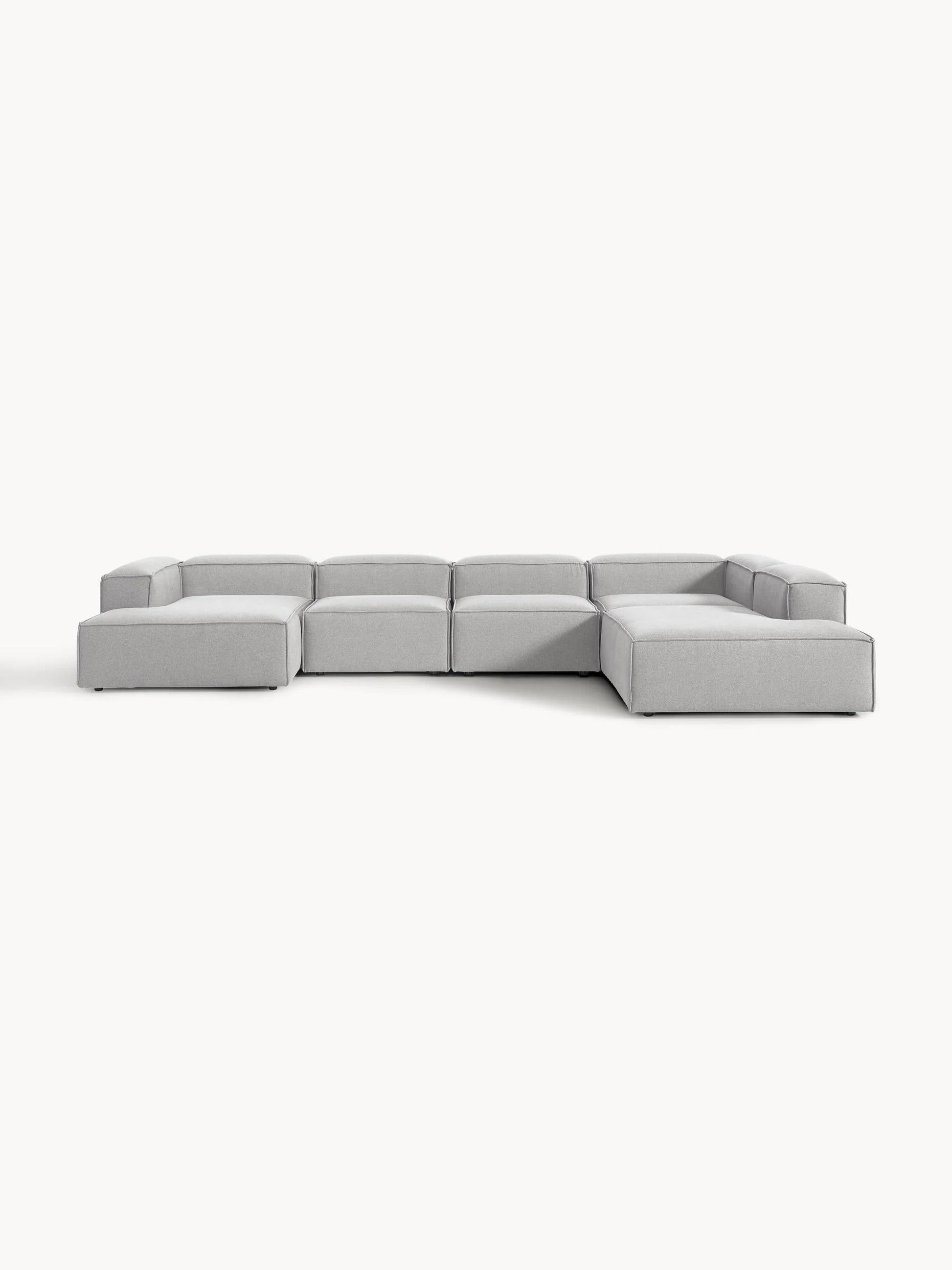 Kingston Contemporary 8-Seater U-Shaped Modular Sectional Couch