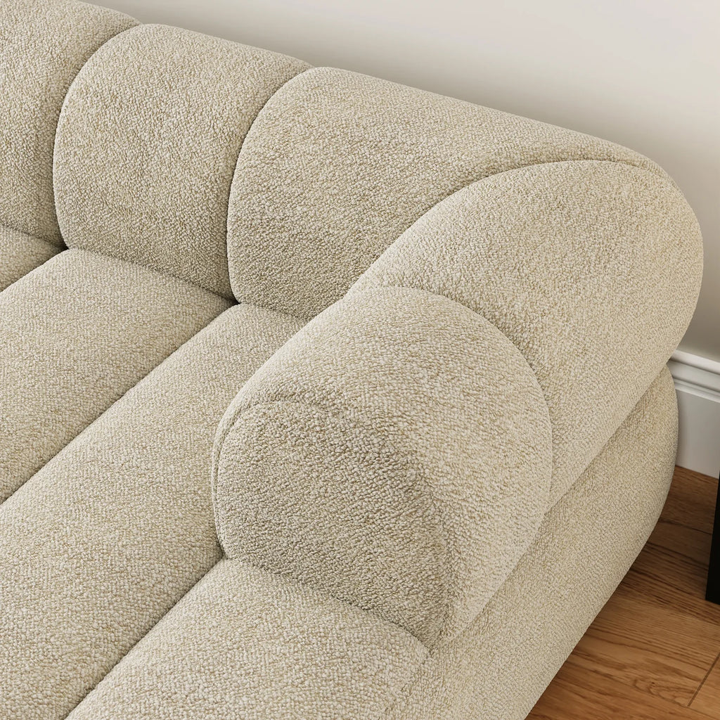 Monaco Boucle 3- Seater Couch
