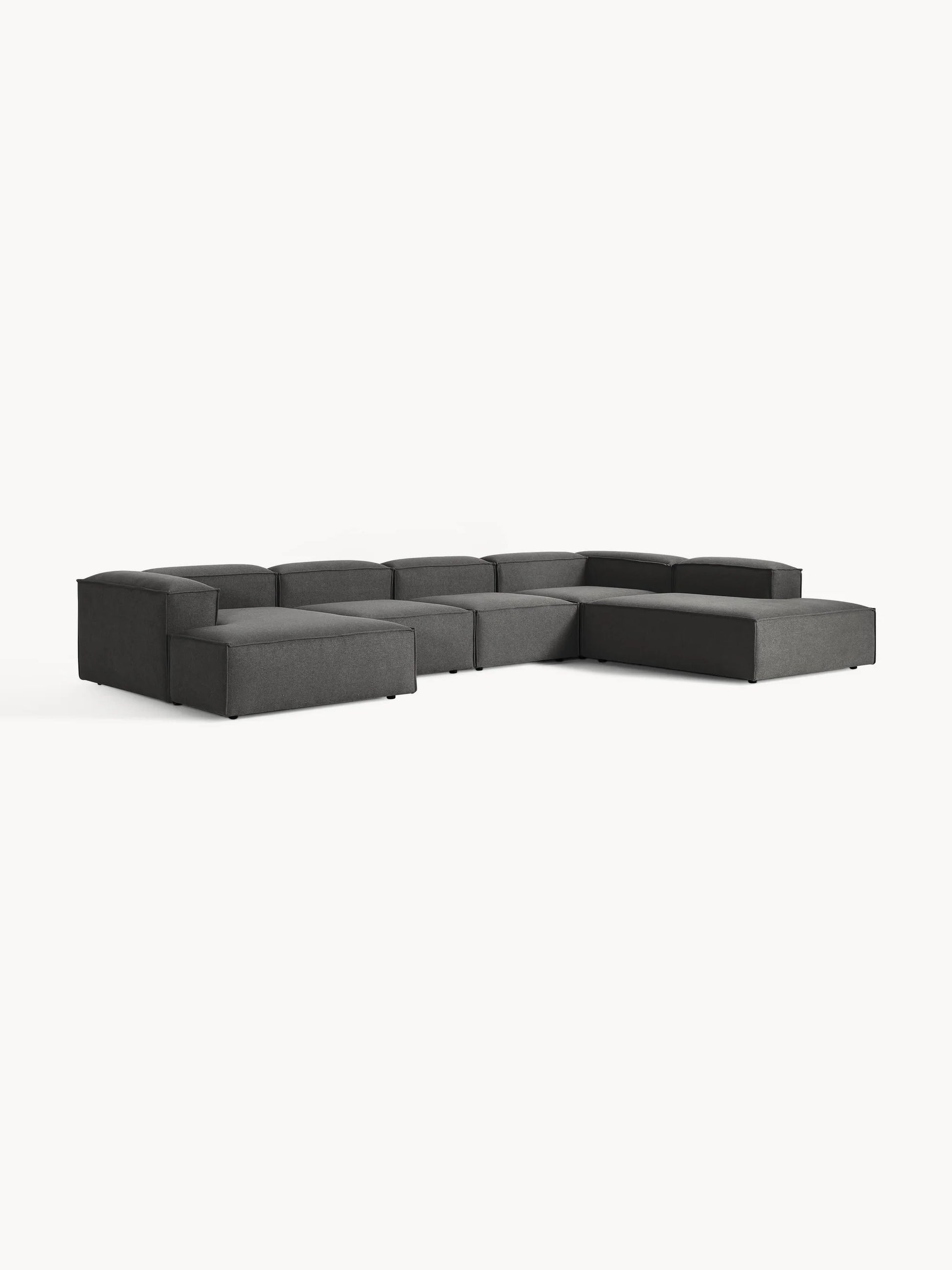 Kingston Contemporary 8-Seater U-Shaped Modular Sectional Couch