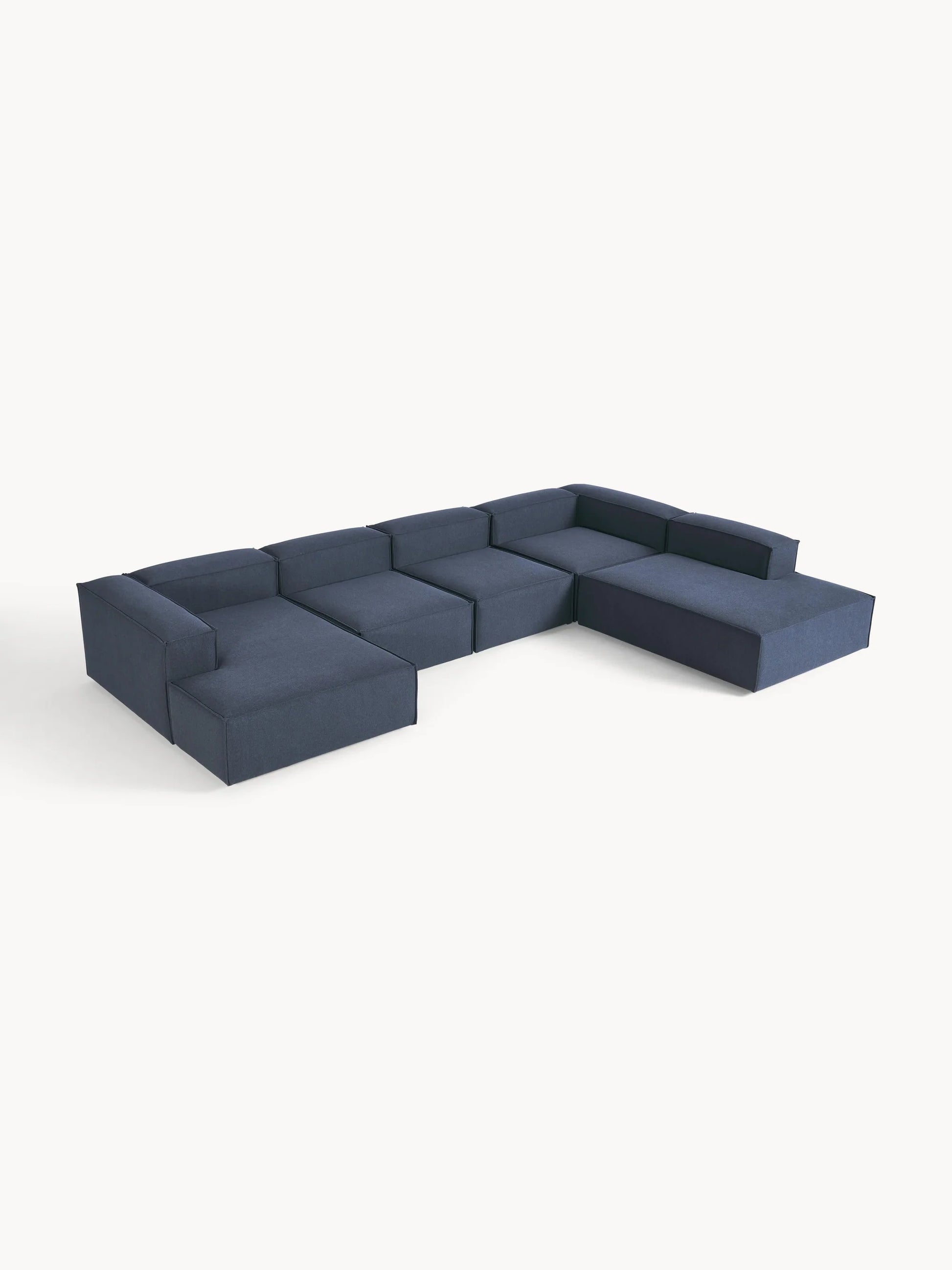 Kingston Contemporary 8-Seater U-Shaped Modular Sectional Couch
