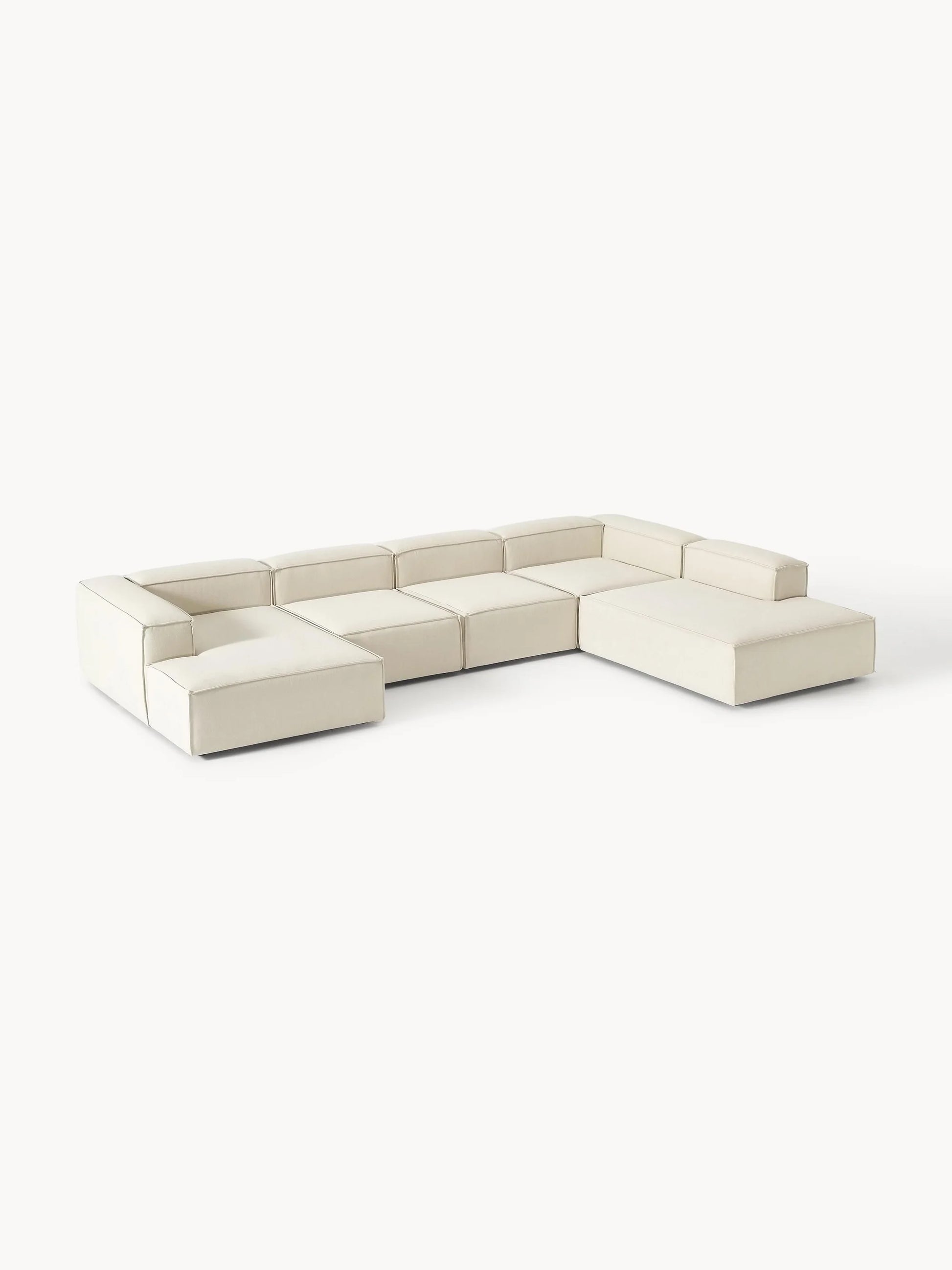 Kingston Contemporary 8-Seater U-Shaped Modular Sectional Couch