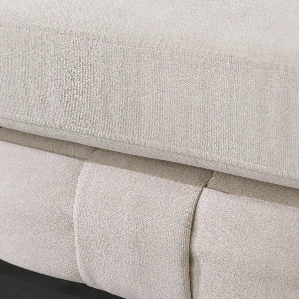 Verona Box-tuft Velvet 3-Seater Couch