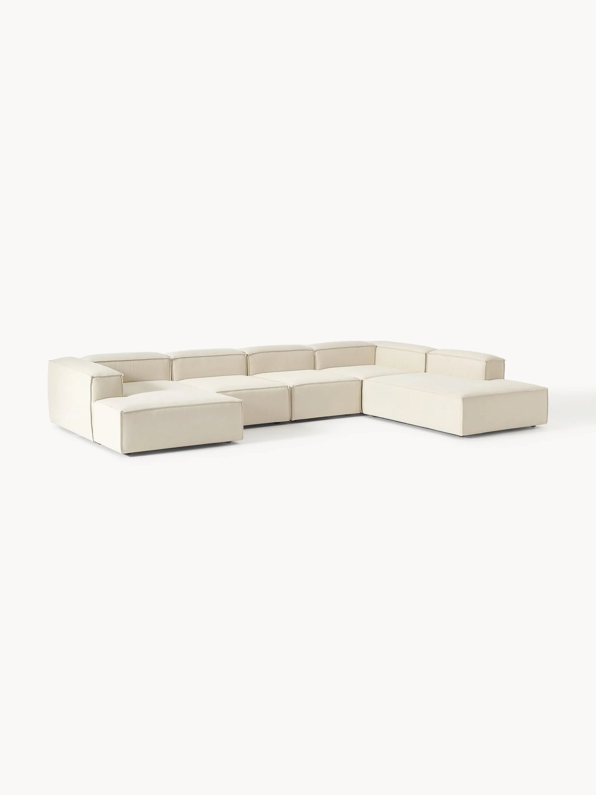 Kingston Contemporary 8-Seater U-Shaped Modular Sectional Couch