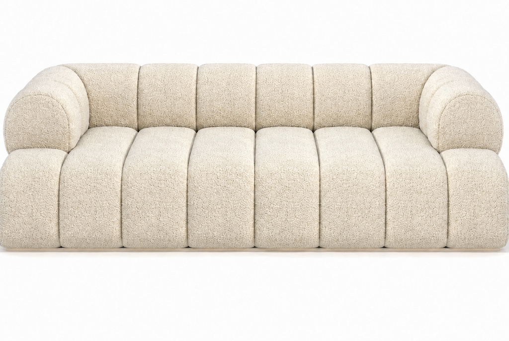 Monaco Boucle 3- Seater Couch