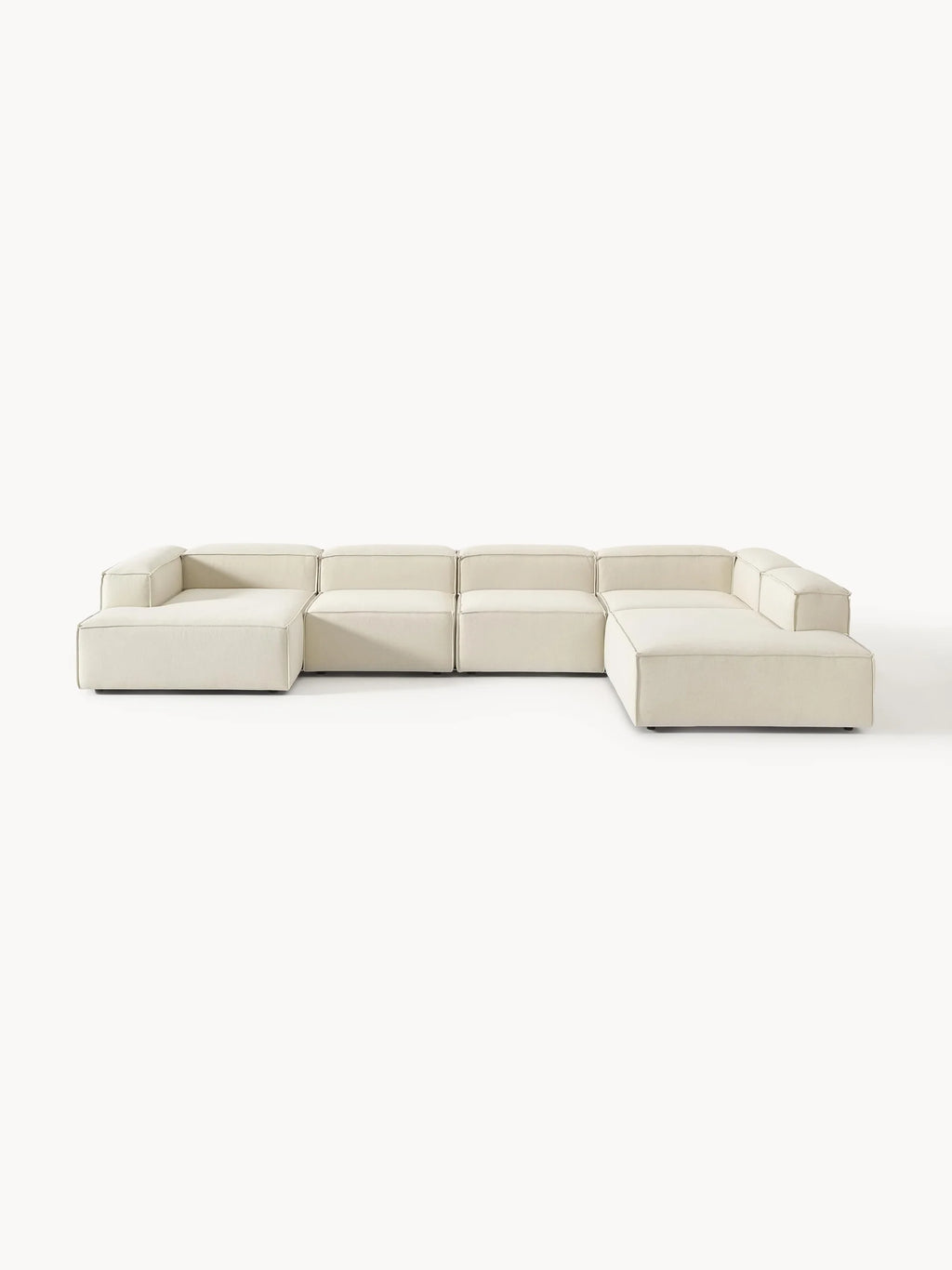 Kingston Contemporary 8-Seater U-Shaped Modular Sectional Couch