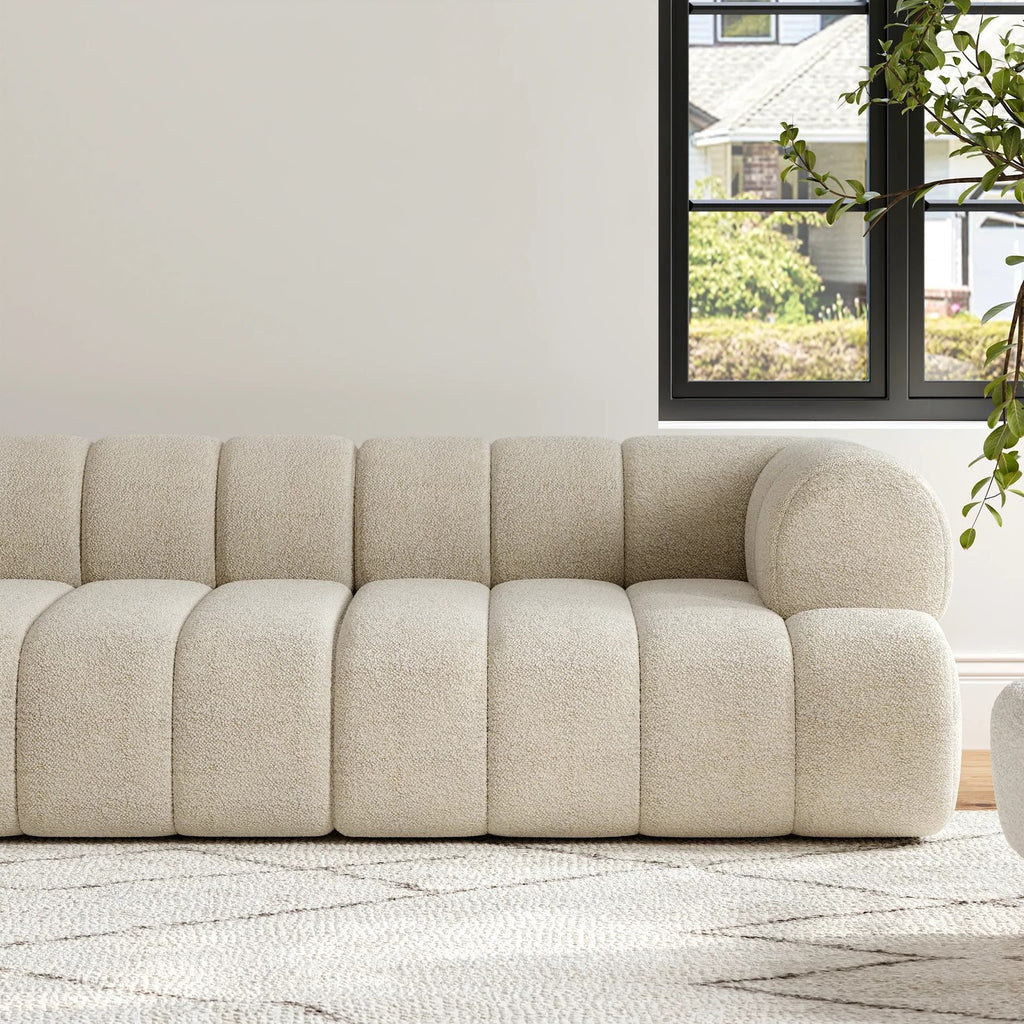 Monaco Boucle 3- Seater Couch