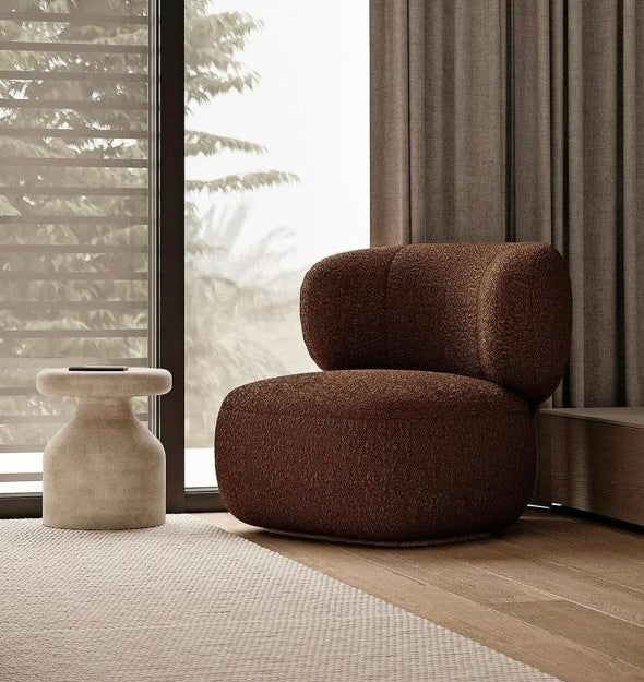 Custom Boucle Chair