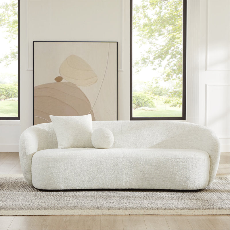 Savile Curved Soft Boucle Sofa