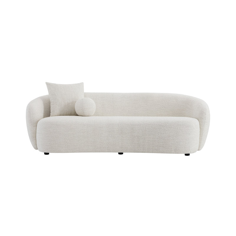 Savile Curved Soft Boucle Sofa