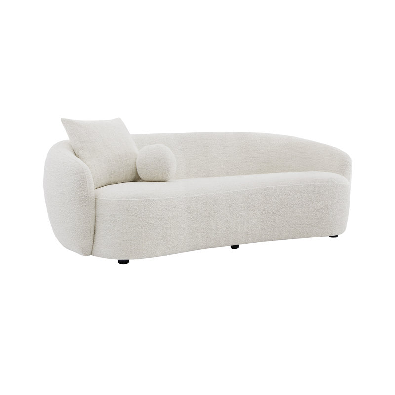 Savile Curved Soft Boucle Sofa