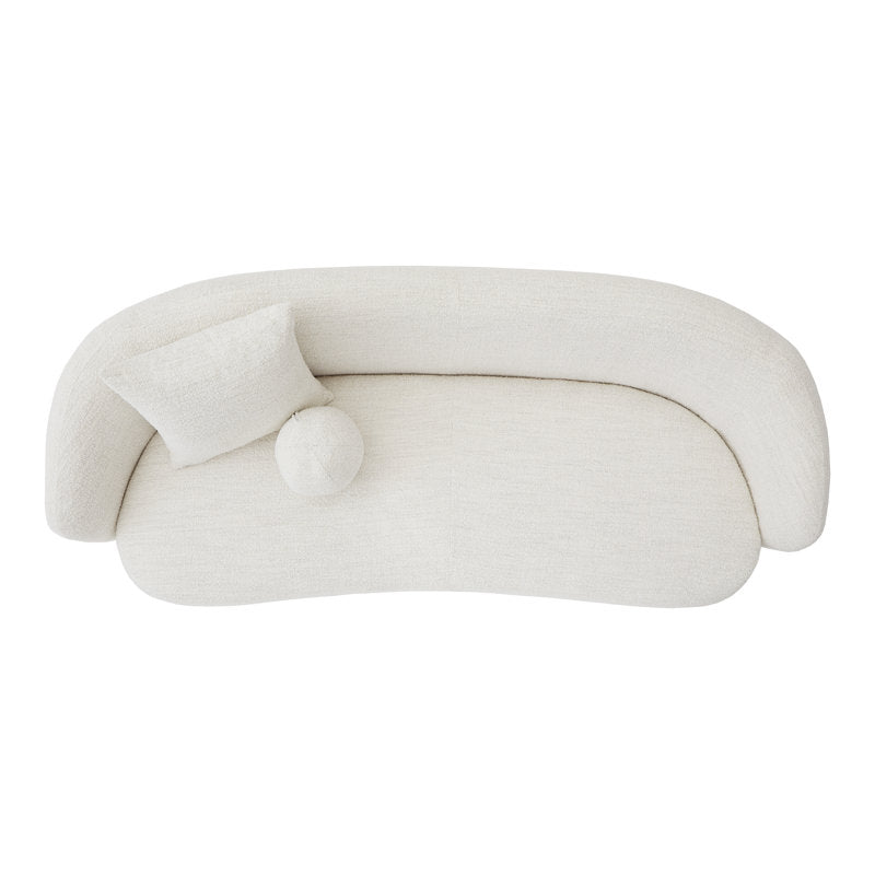 Savile Curved Soft Boucle Sofa