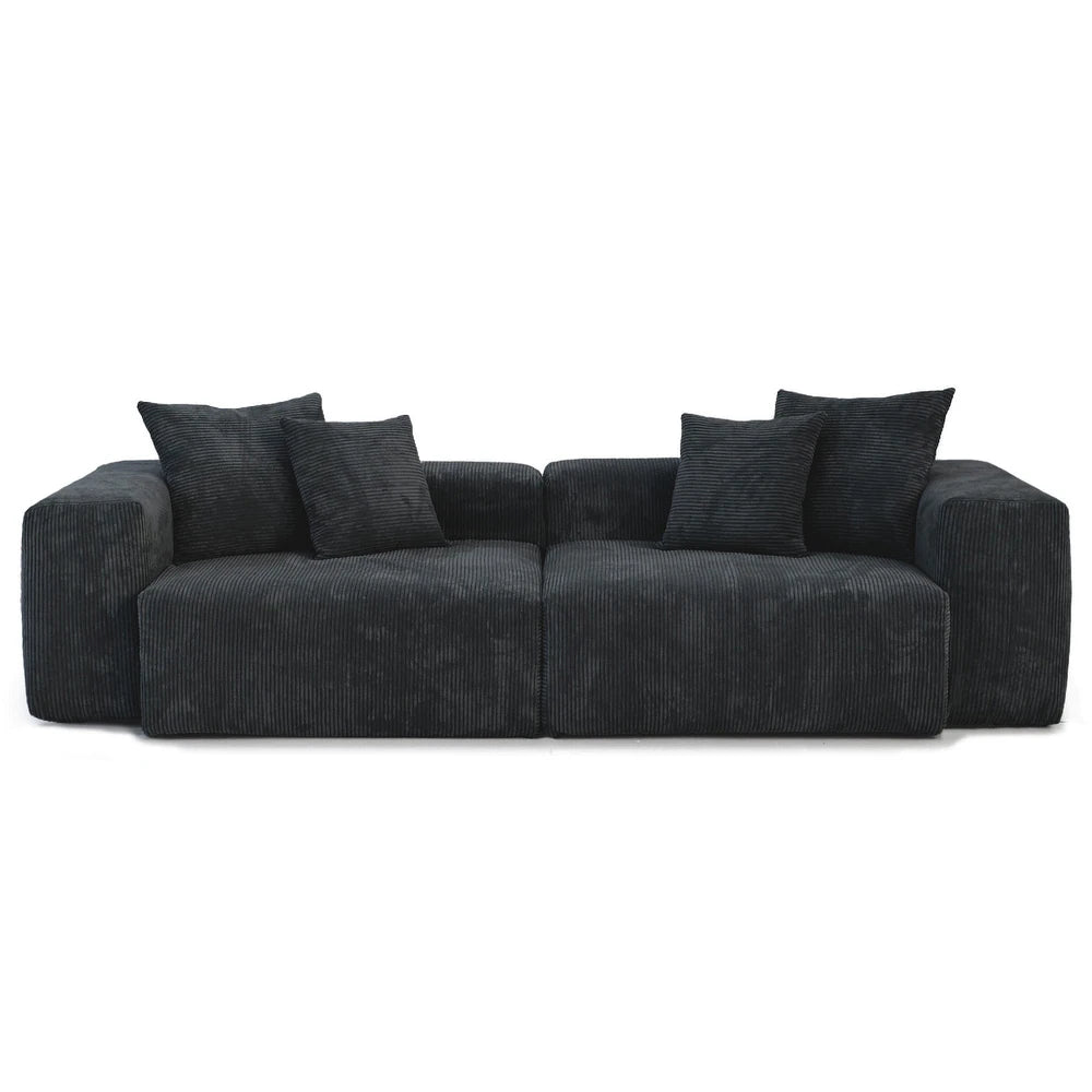 Corduroy Modular 13-Seater (Full Set) Sectional Couches