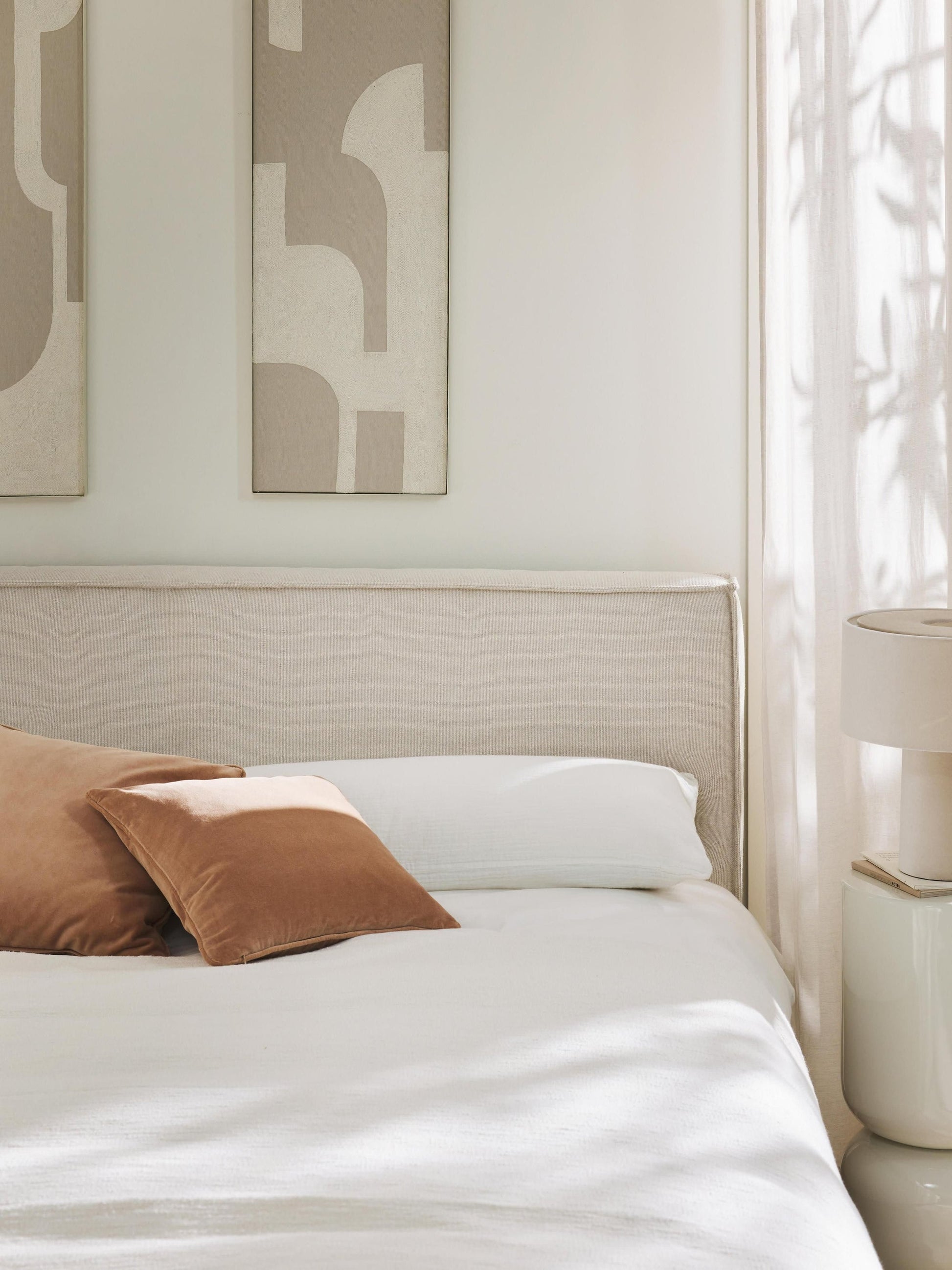 Arlo Straight Panel Fabric Headboard