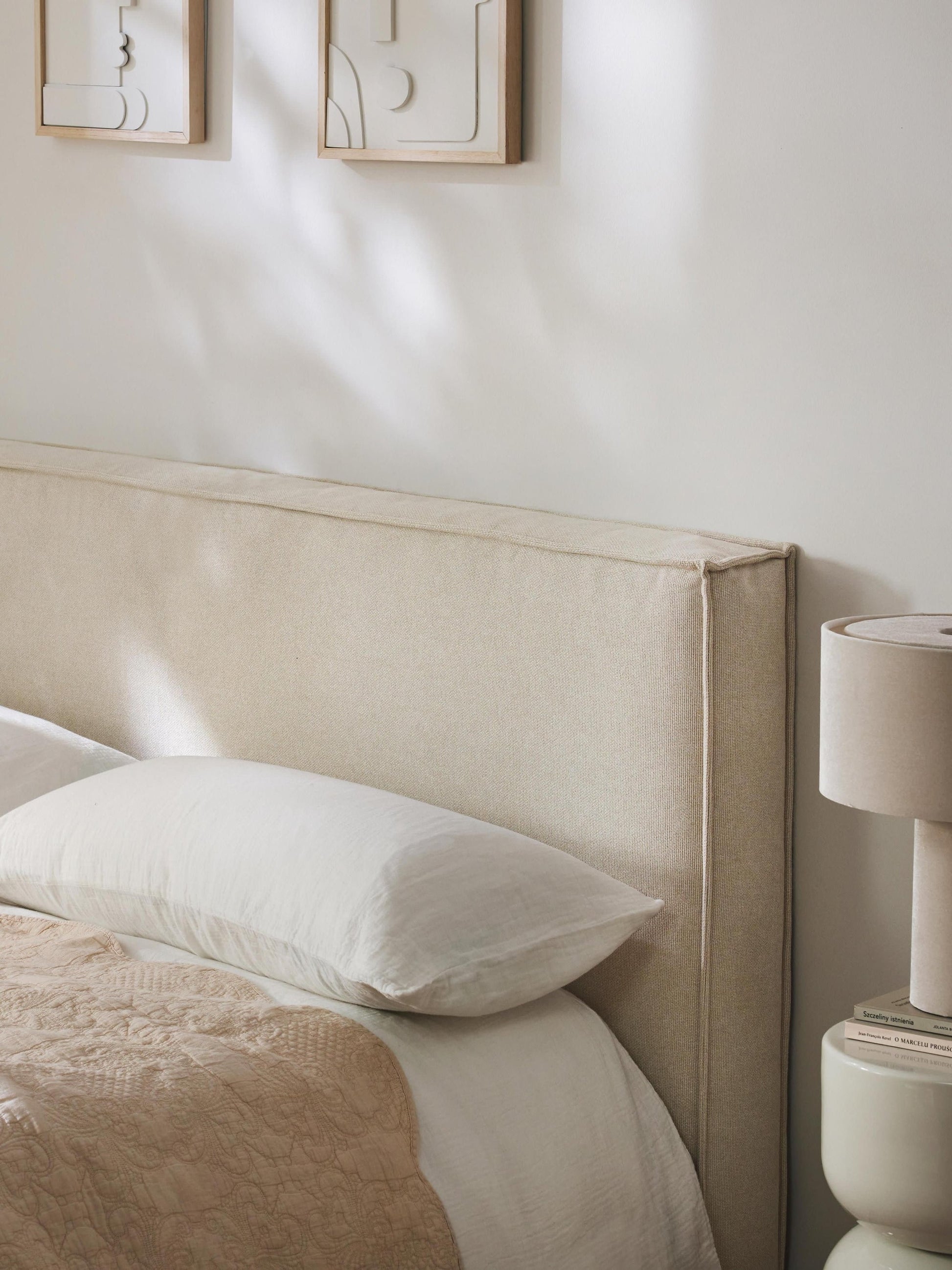 Arlo Straight Panel Fabric Headboard