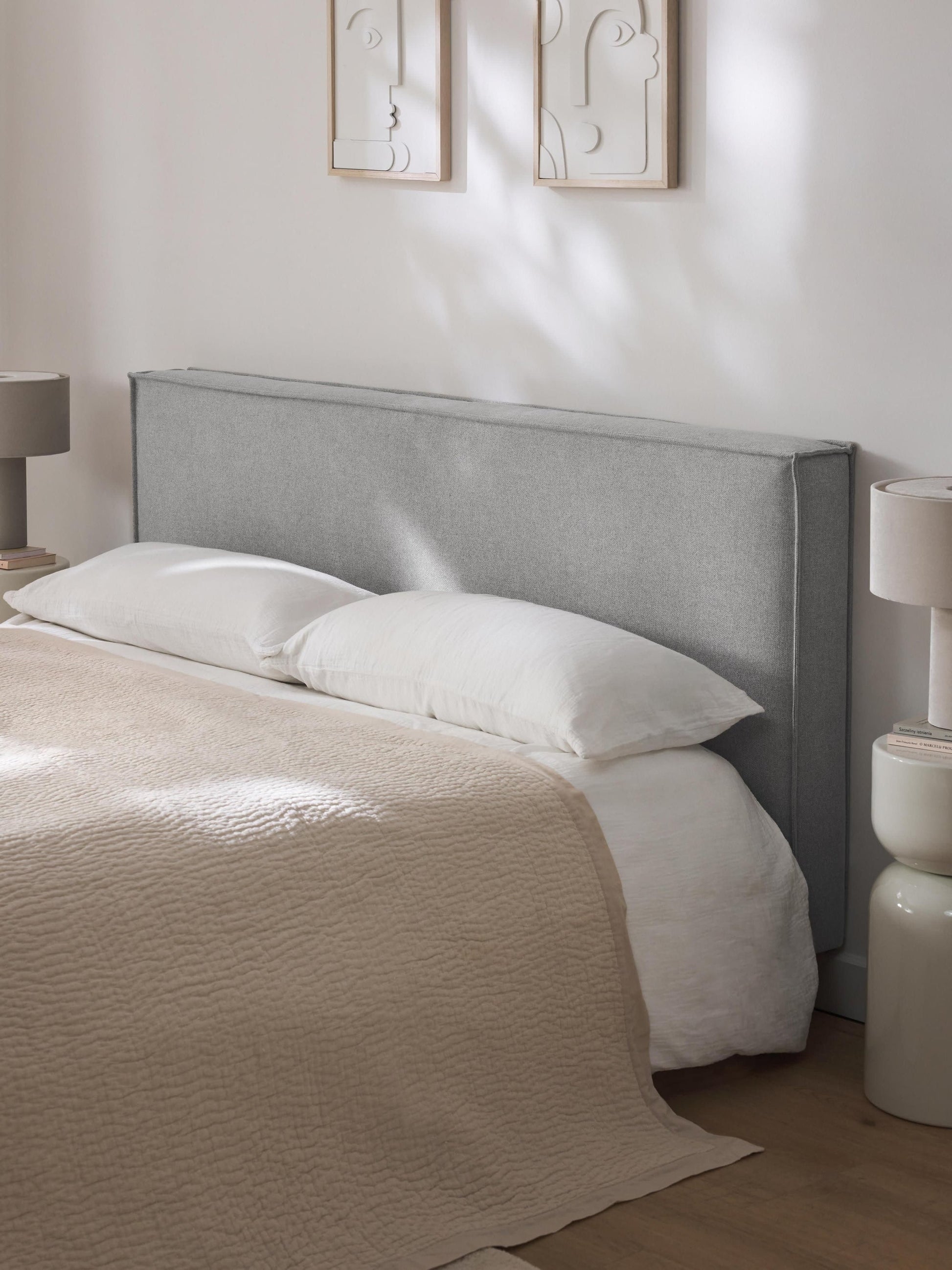 Arlo Straight Panel Fabric Headboard