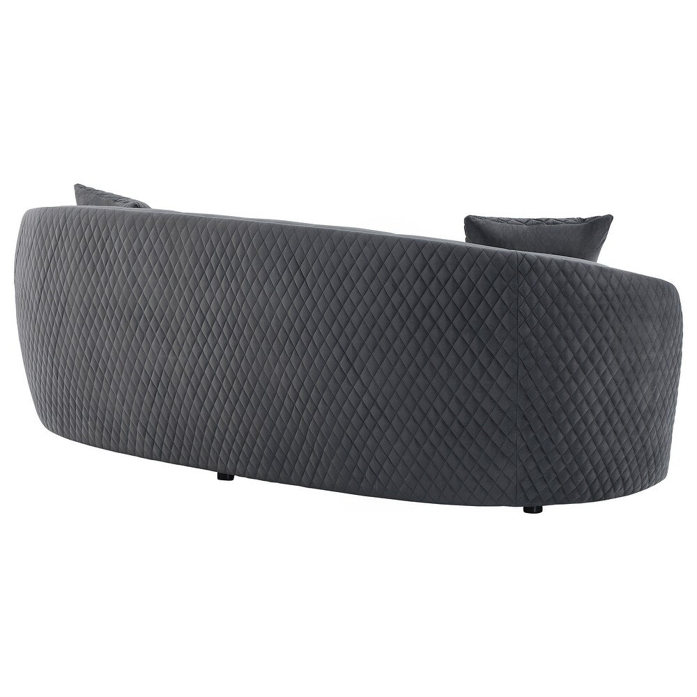 Oslo Curved Soft Velvet - Sofa