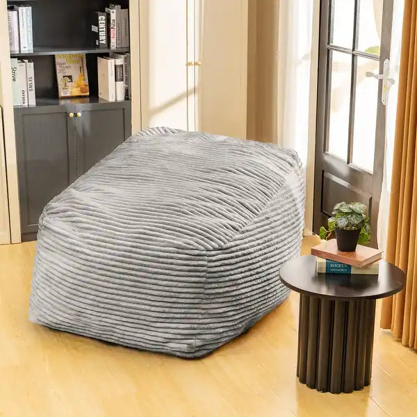 Corduroy Relaxed Beanbag Chair