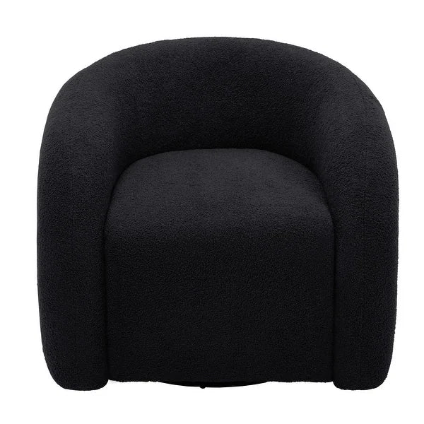 Emilia Swivel Boucle Accent Chair