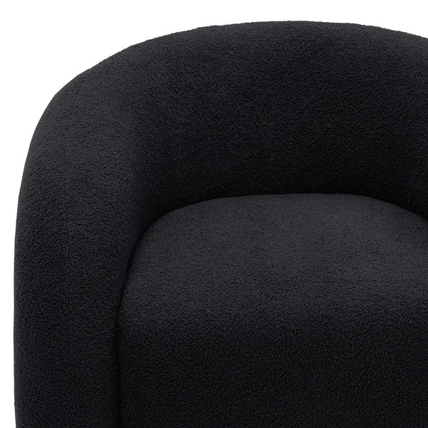 Emilia Swivel Boucle Accent Chair