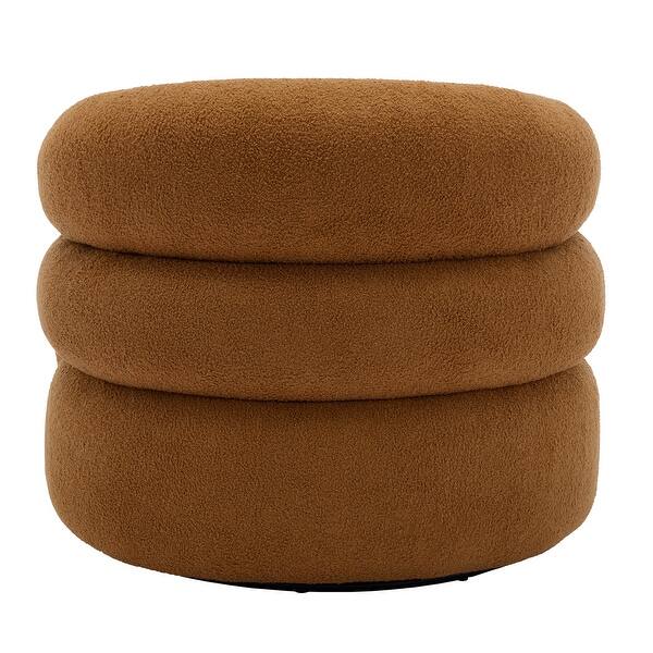 Emilia Swivel Boucle Accent Chair