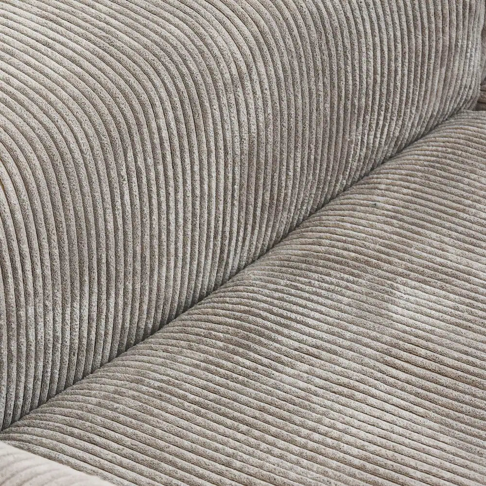 Corduroy Modular 6-Seater Sectional Couch