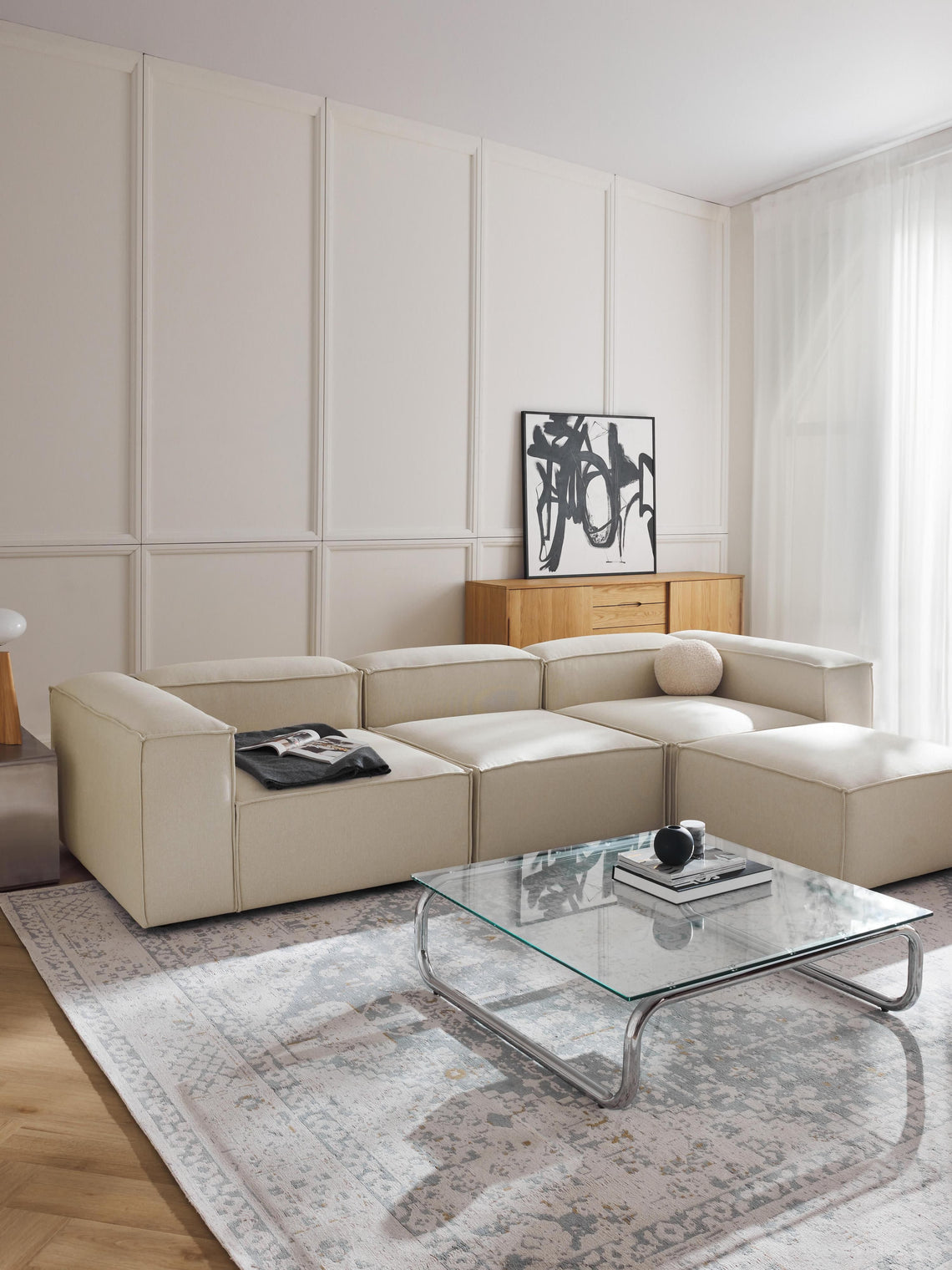 Kingston Contemporary 6-Seater Modular Sectional Couch
