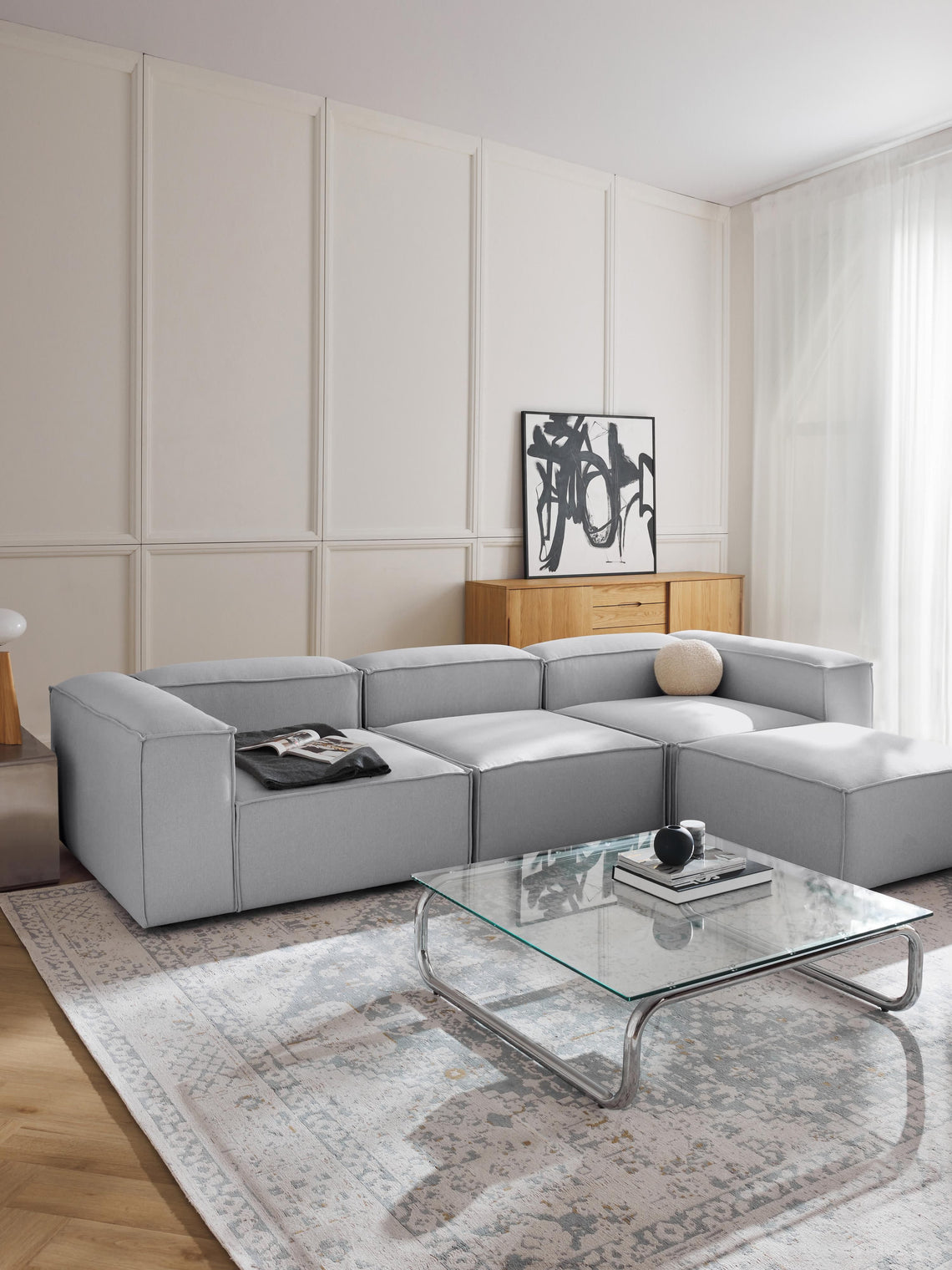 Kingston Contemporary 6-Seater Modular Sectional Couch