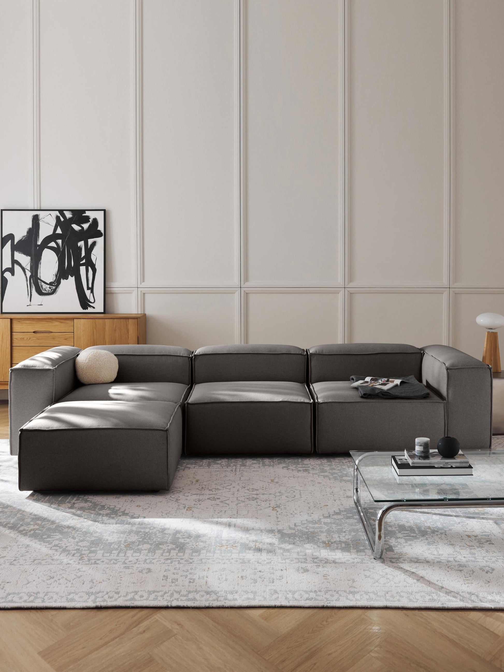 Kingston Contemporary 6-Seater Modular Sectional Couch