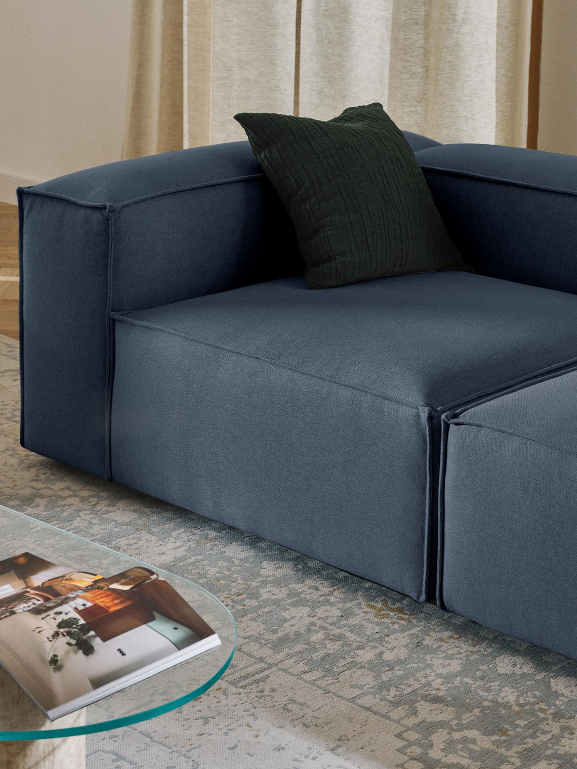 Kingston Contemporary 3-Seater Modular Sectional Couch