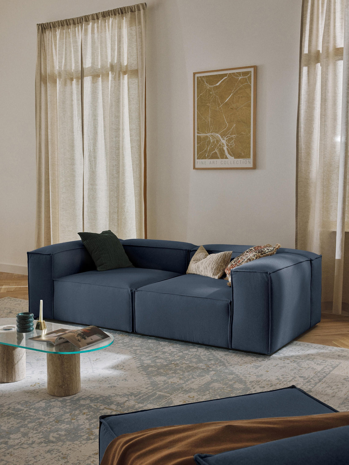 Kingston Contemporary 3-Seater Modular Sectional Couch