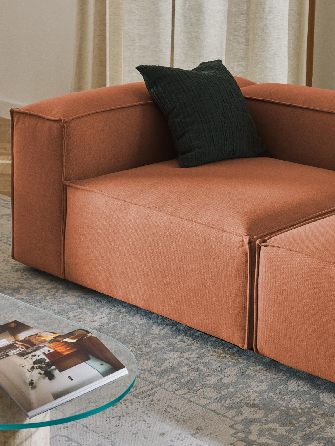 Kingston Contemporary 3-Seater Modular Sectional Couch