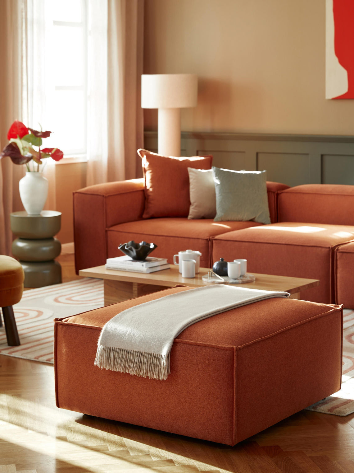 Kingston Contemporary Ottoman