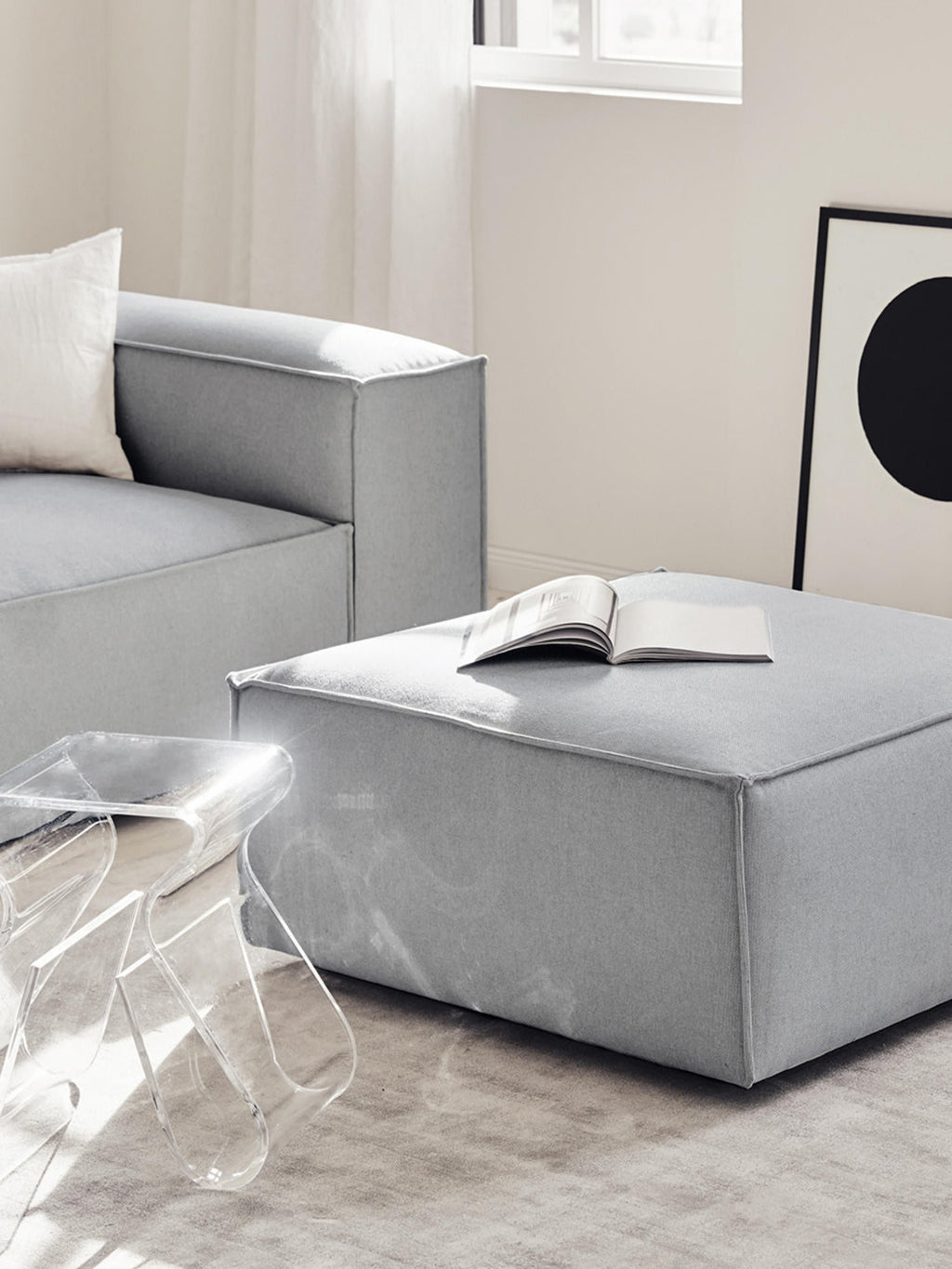 Kingston Contemporary Ottoman