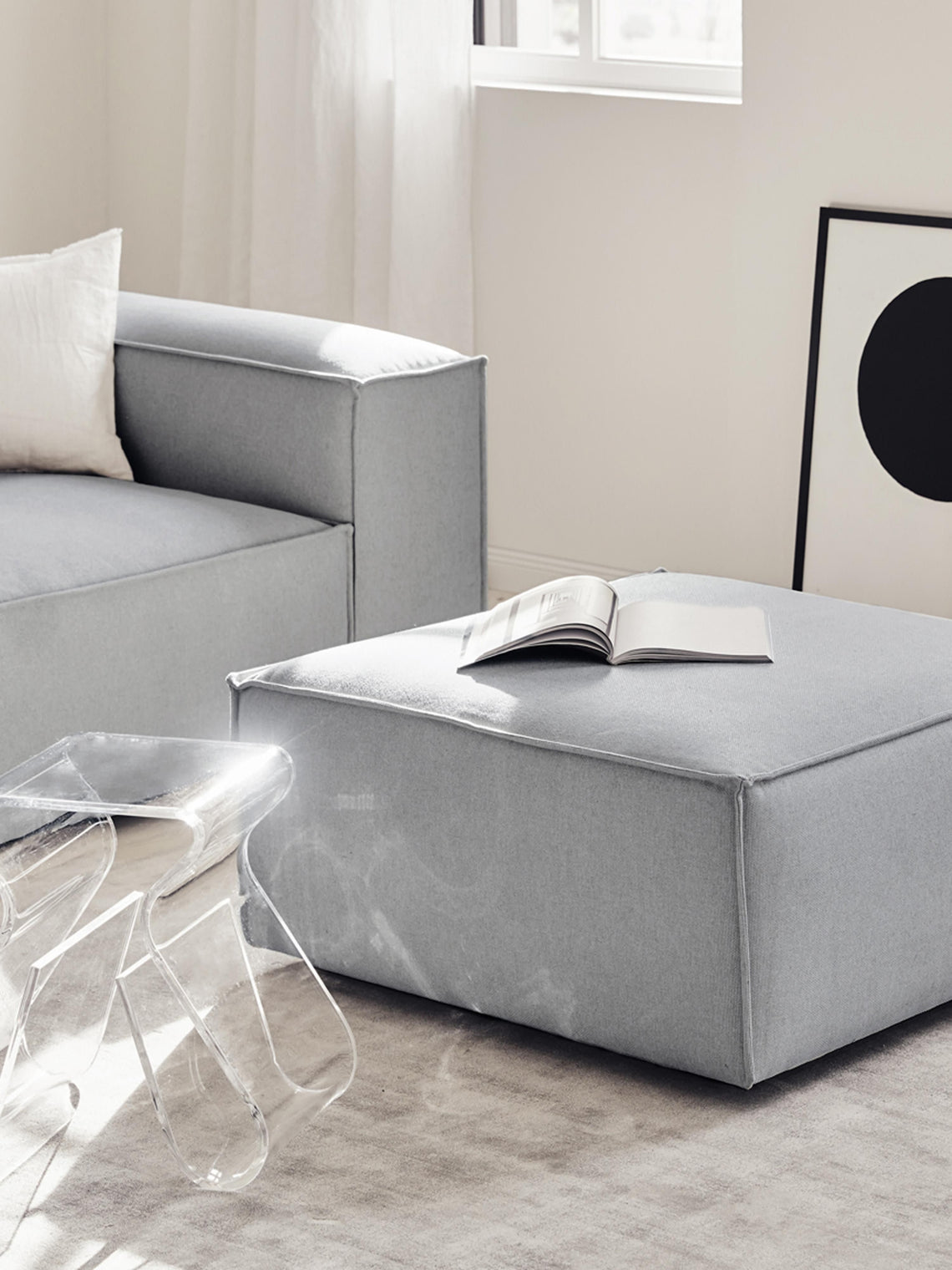Kingston Contemporary Ottoman