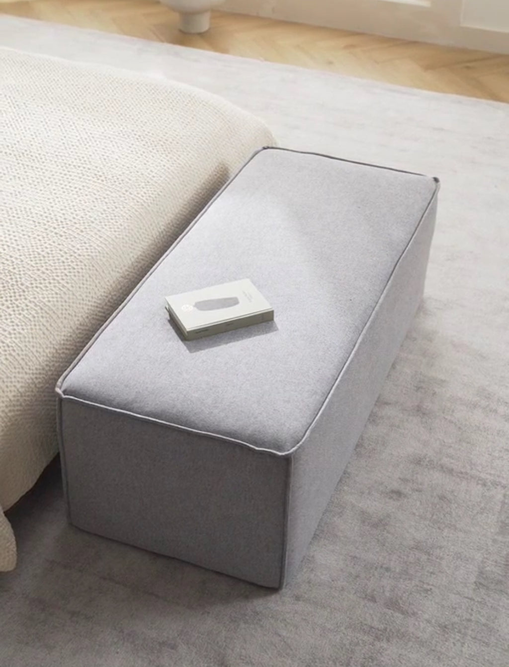 Kingston Contemporary Bed-End Bench Ottoman