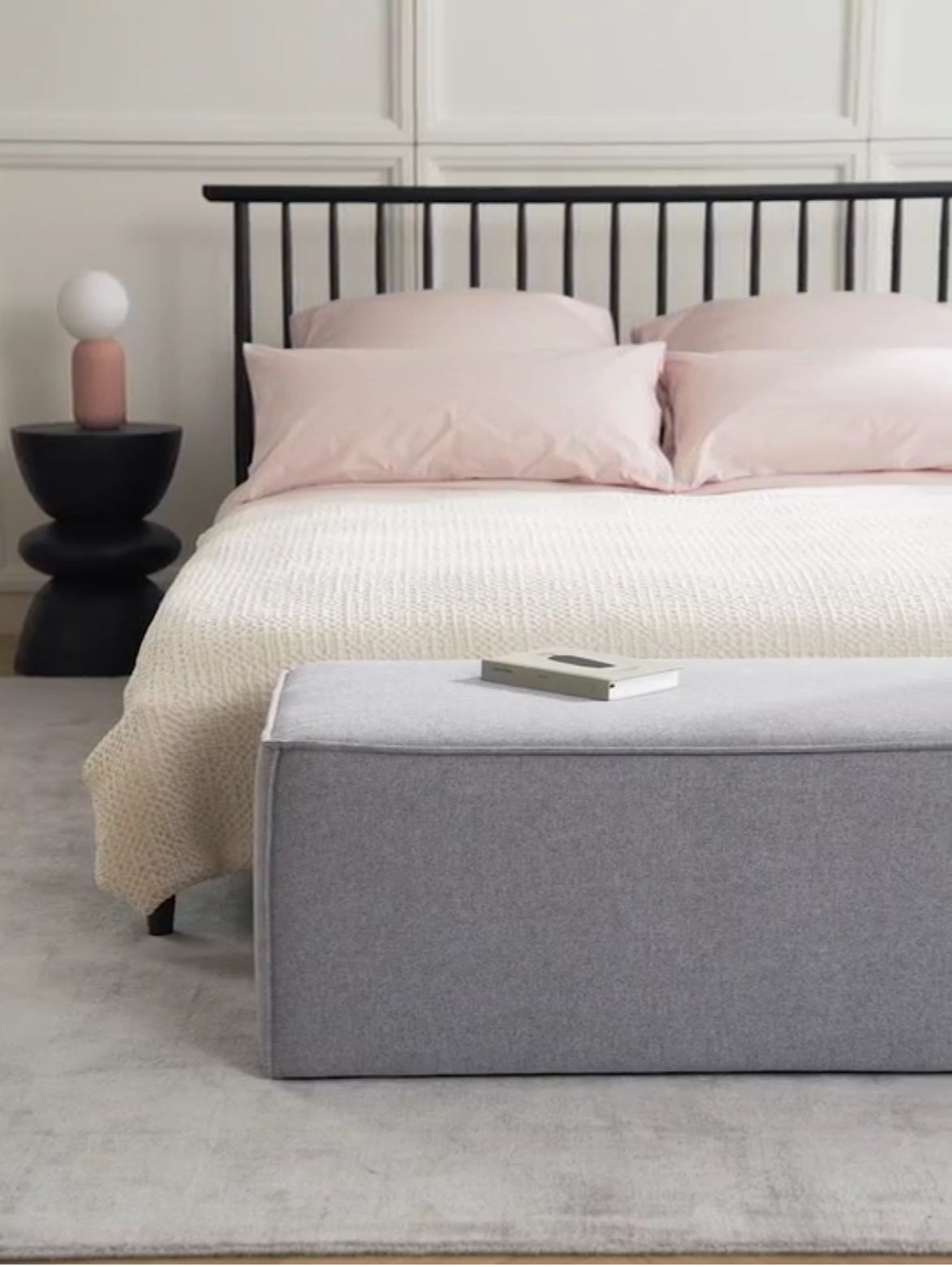 Kingston Contemporary Bed-End Bench Ottoman