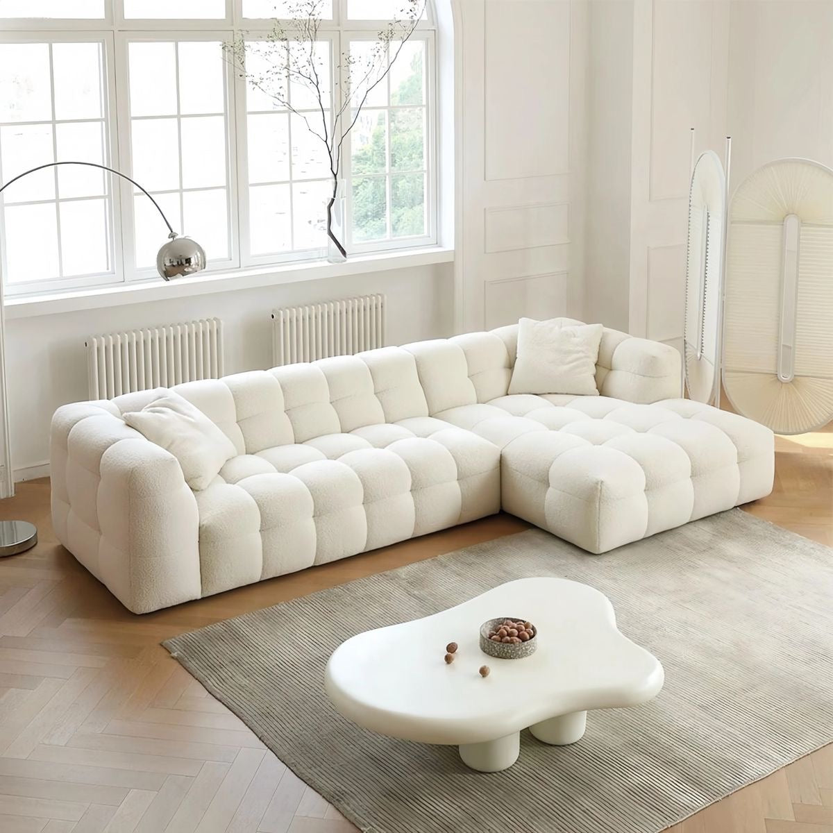 Cloud Boucle L-shaped Couch