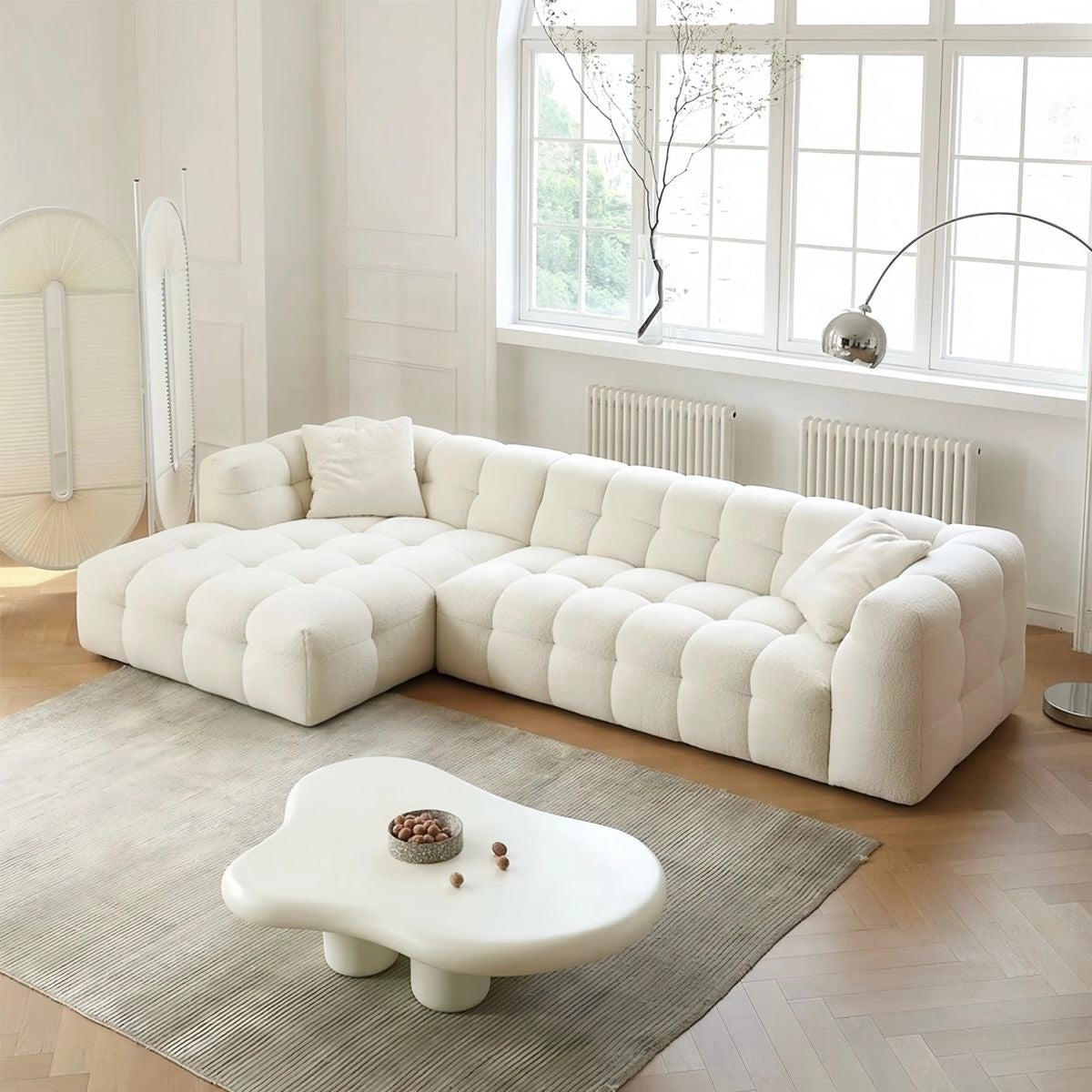 Cloud Boucle L-shaped Couch