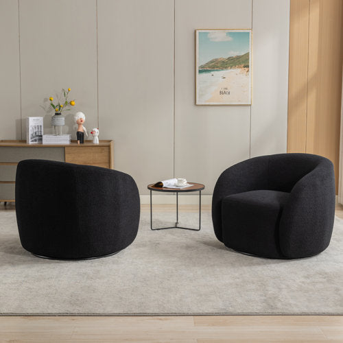 Onda Swivel Boucle Chair