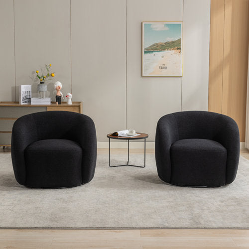 Onda Swivel Boucle Chair