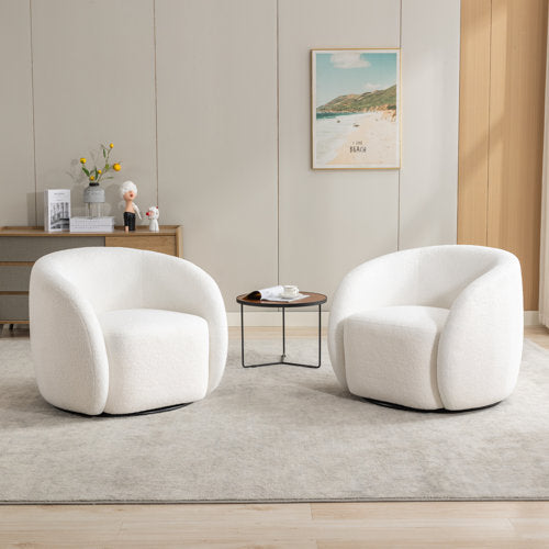 Onda Swivel Boucle Chair