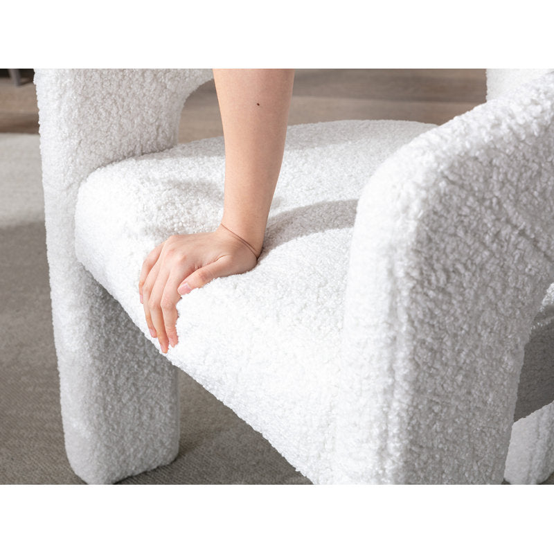 Luna Boucle Accent Chair