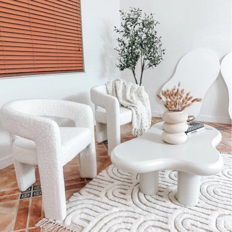 Luna Boucle Accent Chair