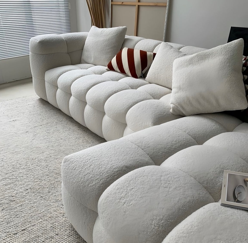 Cloud Boucle L-shaped Couch
