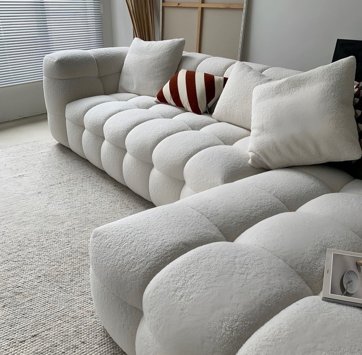 Cloud Boucle L-shaped Couch